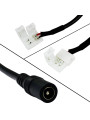 Конектор для свiтлодiодних стрiчок OEM №13 8мм затискач - mini Jack "мама" через дрiт, 15см , 100000819