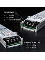 Блок живлення BIOM Professional DC 12V 300W 25А slim перфорований, в металевому корпусі (BPU-301) , 100014623