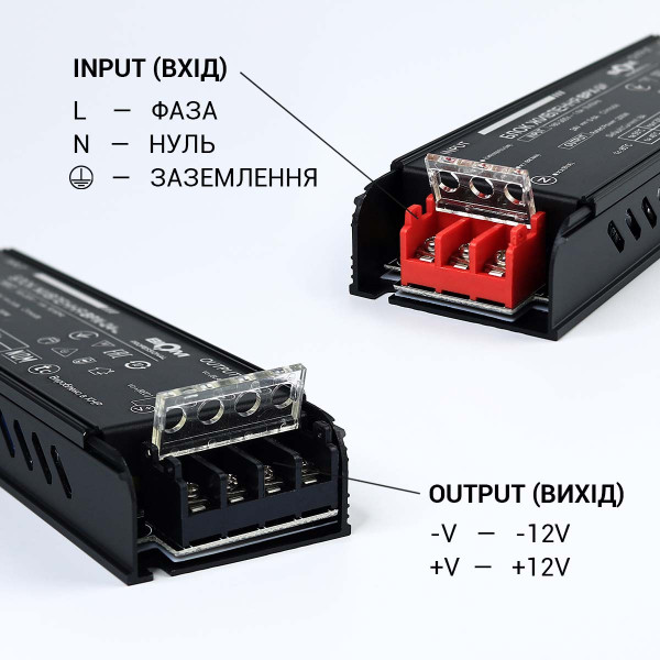 Блок живлення BIOM Professional DC12 150W 12,5А (BPX-12-150) , 100024490