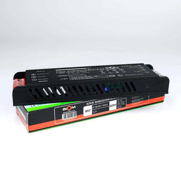 Блок питания BIOM Professional DC12 400W 33А в металлическом корпусе (BPX-12-400), 100024493
