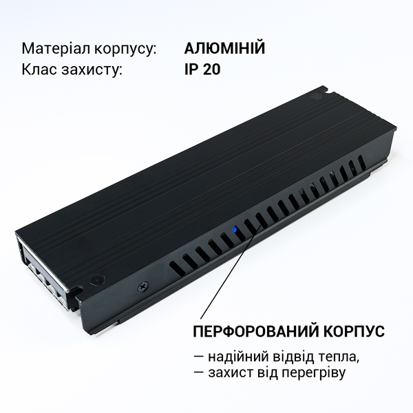 Блок питания BIOM Professional DC 24V 400W 16,6А в металлическом корпусе (BPX-24-400), 100023395