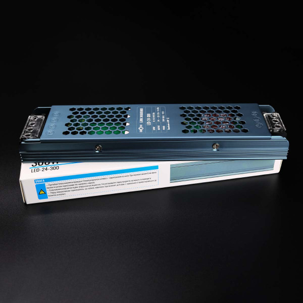 Блок питания BIOM DC 24V 300W 12,5А перфорированный, в металлическом корпусе (LED-24-300), 100023443
