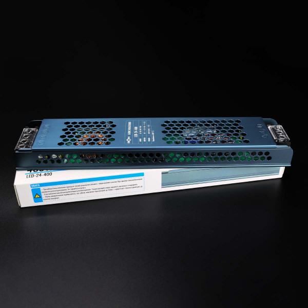 Блок питания BIOM DC 24V 400W 16,6А перфорированный, в металлическом корпусе (LED-24-400), 100023444