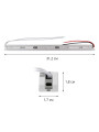 Блок питания OEM DC 12V 60W 5А stick тонкий в алюминиевом корпусе (LTR-60-12), 100011680