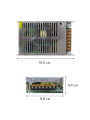 Блок питания OEM DC 12V 150W 12,5А негерметичний в металлическом корпусе (TR-150-12), 100001281