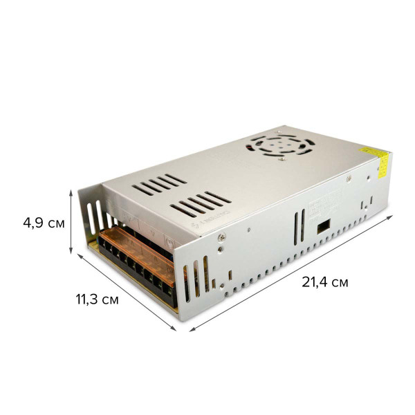 Блок питания OEM DC 12V 360W 30А негерметичний в металлическом корпусе (TR-360-12), 100000710