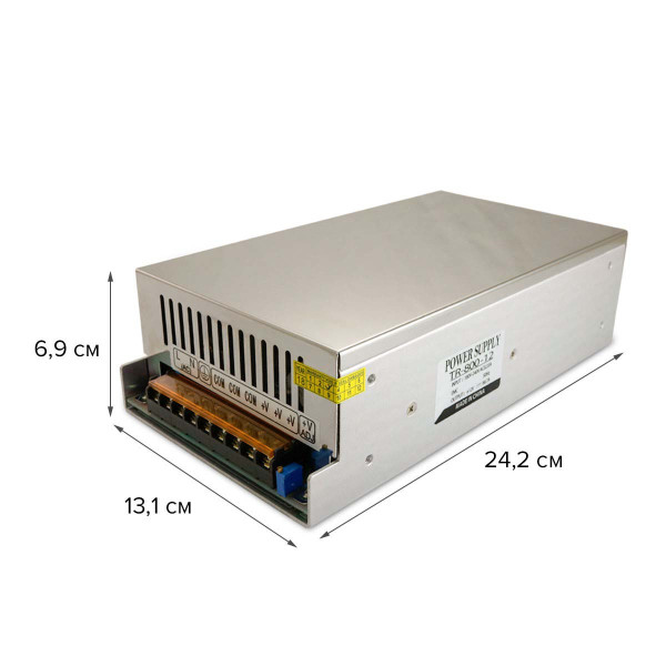 Блок питания OEM DC 12V 800W 66,7А негерметичний в металлическом корпусе (TR-800-12), 100011669