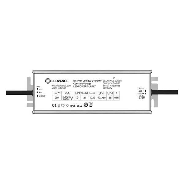 Блок живлення Ledvance DR-PFM 24V 250W 10,42A IP66 (4058075240032) , 100024013