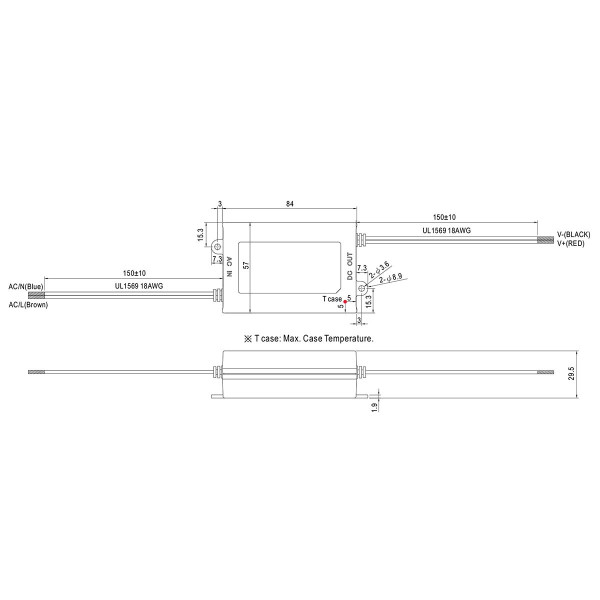 Блок питания Mean Well DC 12V 36W 3А IP42 (APV-35-12), 100022101