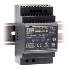 Блок питания Mean Well на DIN-рейку DC 12V 54W 4,5А (HDR-60-12)