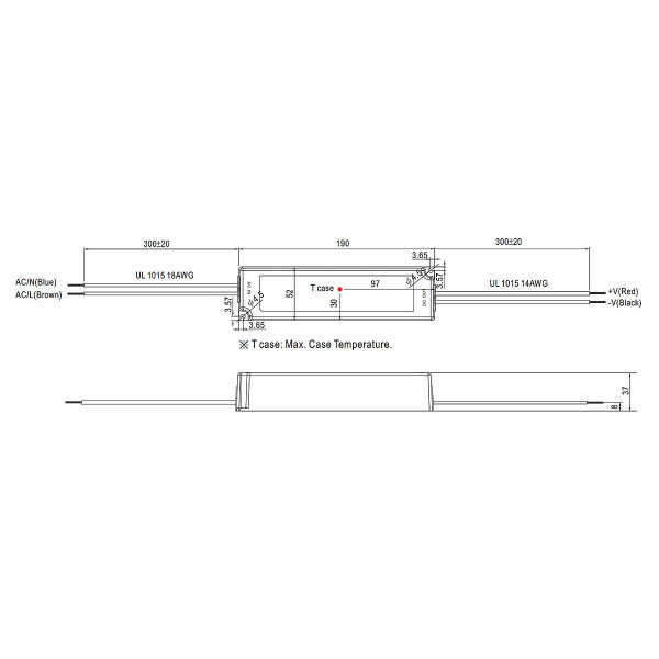 Блок питания Mean Well DC 24V 100,8W 2,5A IP67 (LPV-100-24), 100022136