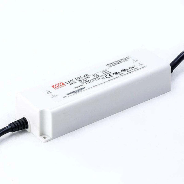 Блок питания Mean Well DC 48V 153,6W 3,2A IP67 (LPV-150-48), 100022129