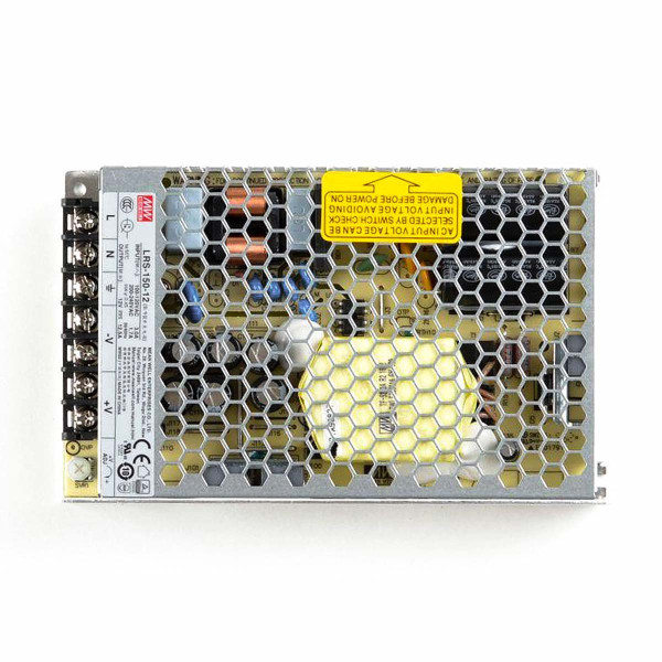 Блок живлення Mean Well DC 12V 150W 12,5A IP20 (LRS-150-12) , 100022122