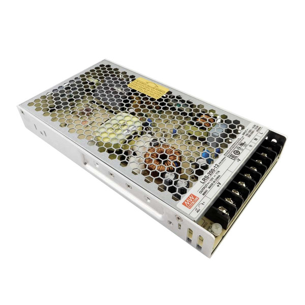 Блок живлення Mean Well DC 12V 204W 17A IP20 (LRS-200-12) , 100022095