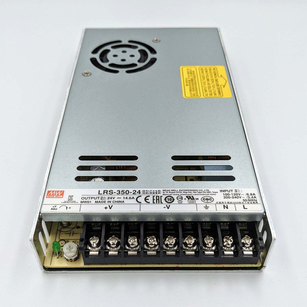 Блок живлення Mean Well DC 24V 350,4W 14,6A IP20 (LRS-350-24) , 100022133