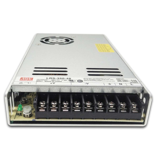 Блок питания Mean Well DC 48V 350,4W 7,3A IP20 (LRS-350-48), 100022130