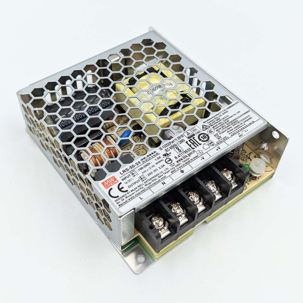 Блок питания Mean Well DC 24V 52,8W 2,2A IP20 (LRS-50-24), 100022125