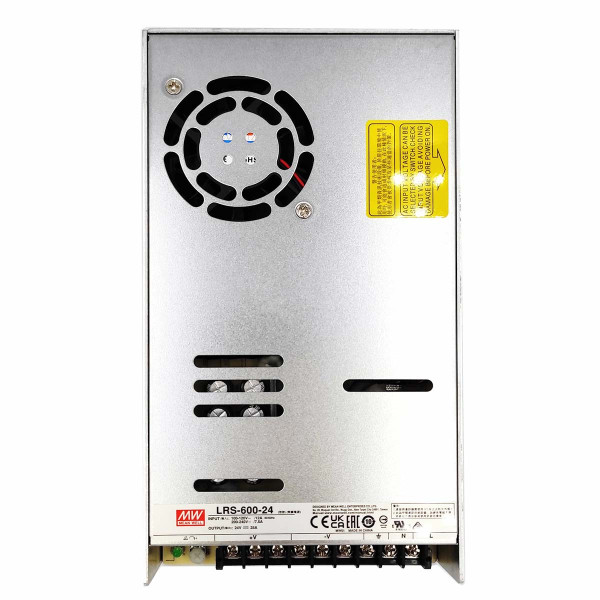 Блок питания Mean Well DC 24V 600W 25А ІР31 (LRS-600-24), 100024005