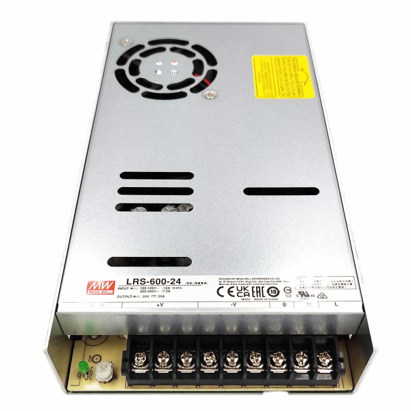 Блок питания Mean Well DC 24V 600W 25А ІР31 (LRS-600-24), 100024005