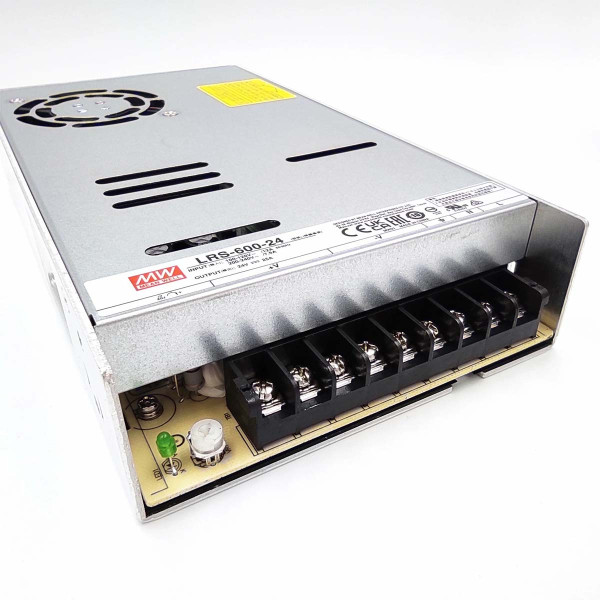 Блок питания Mean Well DC 24V 600W 25А ІР31 (LRS-600-24), 100024005