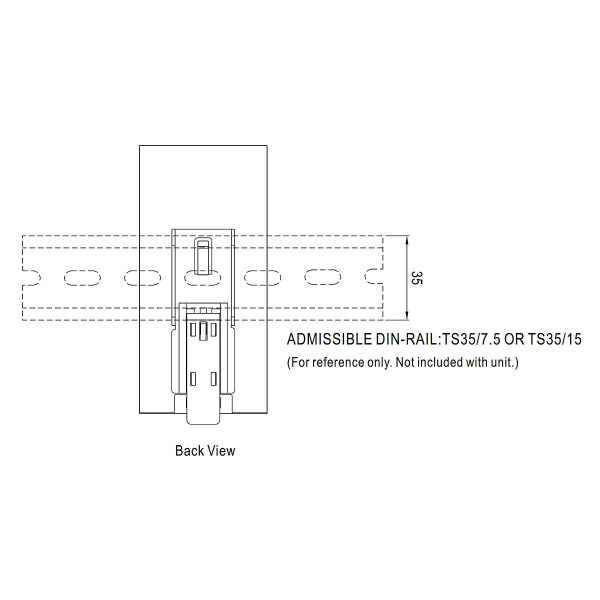 Блок питания Mean Well на DIN-рейку DC 24V 240W 10А (NDR-240-24), 100022039