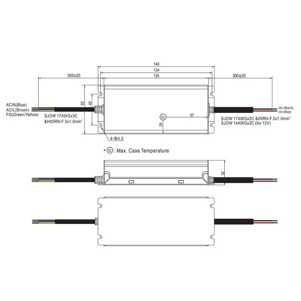 Блок живлення Mean Well DC 24V 96W 4A IP67 (XLG-100-24A) , 100022126