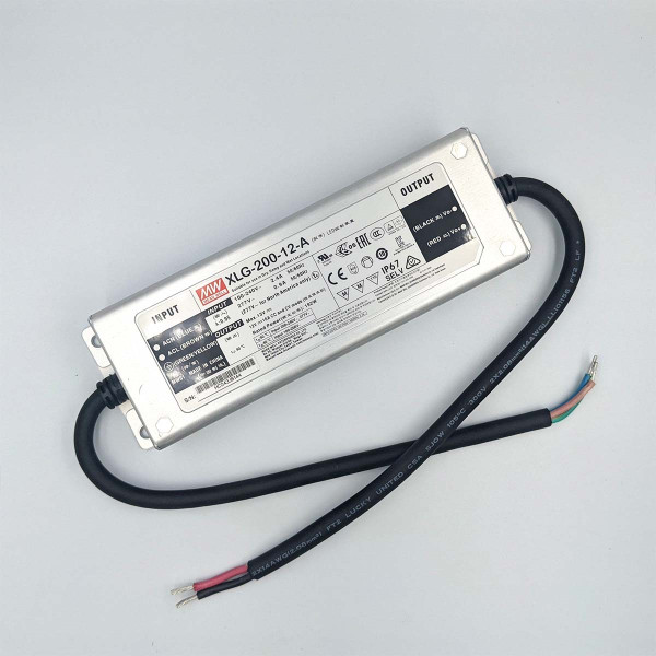 Блок живлення Mean Well DC 12V 192W 16A IP67 (XLG-200-12A) , 100022093