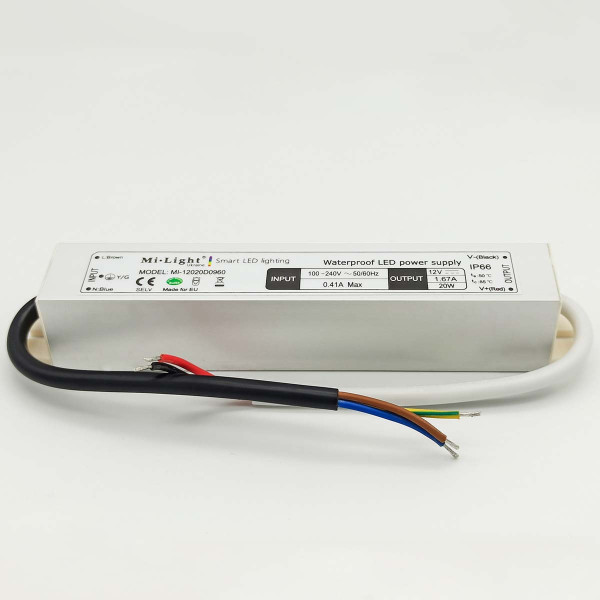 Блок питания Mi-light для LED ленты DC 12V 20W IP66 (MI-12020D0960), 100022670