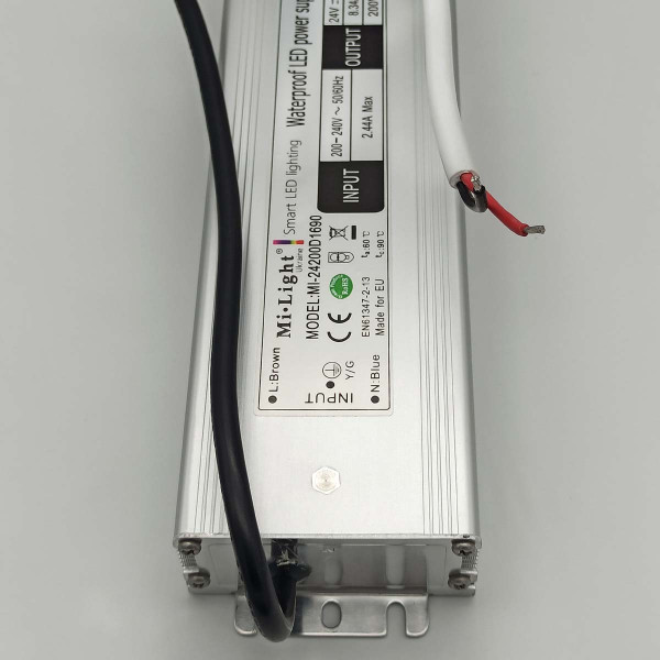 Блок питания Mi-light для LED ленты Slim 200W 24V IP66 (MI-24200D1690), 100022678