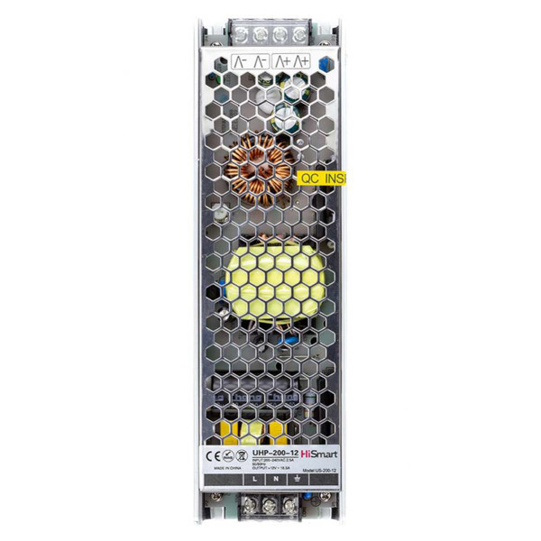 Блок питания Mean Well DC 12V 200,4W 16,7A IP20 (UHP-200-12), 100022094