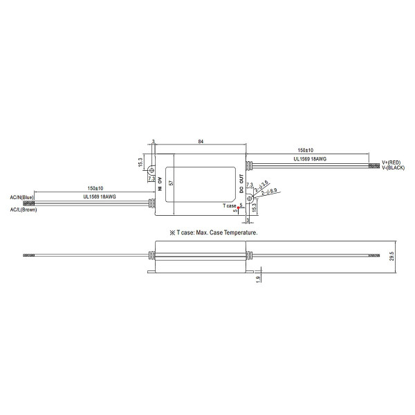 Блок живлення Mean Well DC 12V 25,2W 2,1А IP42 (APV-25-12) , 100022097