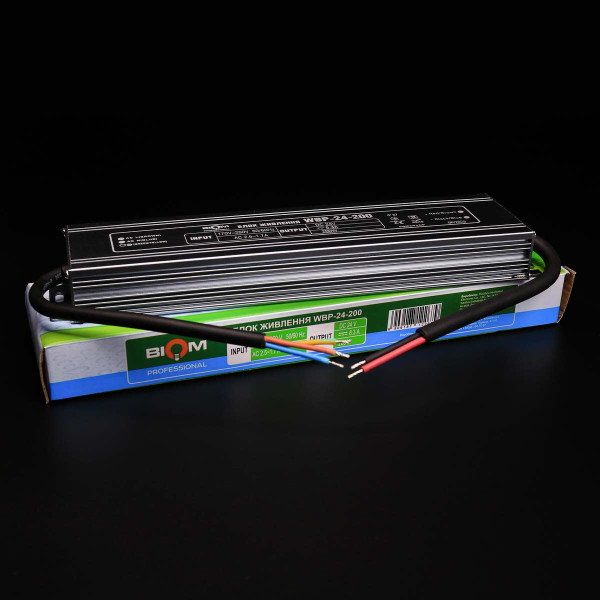Блок питания BIOM Professional DC24 200W 8,3А герметичный (WBP-24-200), 100027329