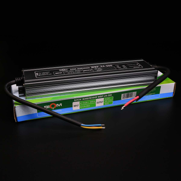 Блок питания BIOM Professional DC24 300W 12,5А герметичный (WBP-24-300), 100027330