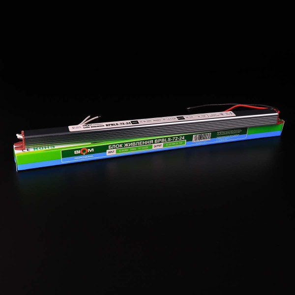 Блок питания BIOM Professional DC24 72W 3А stick (BPBLS-72-24), 100027324