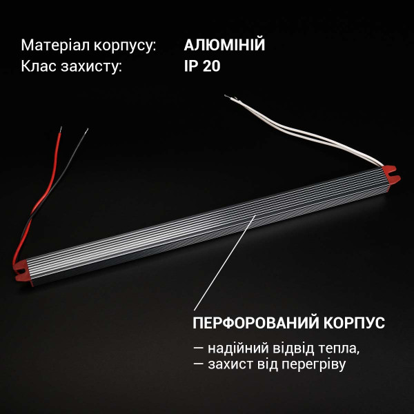 Блок питания BIOM Professional DC24 72W 3А stick (BPBLS-72-24), 100027324