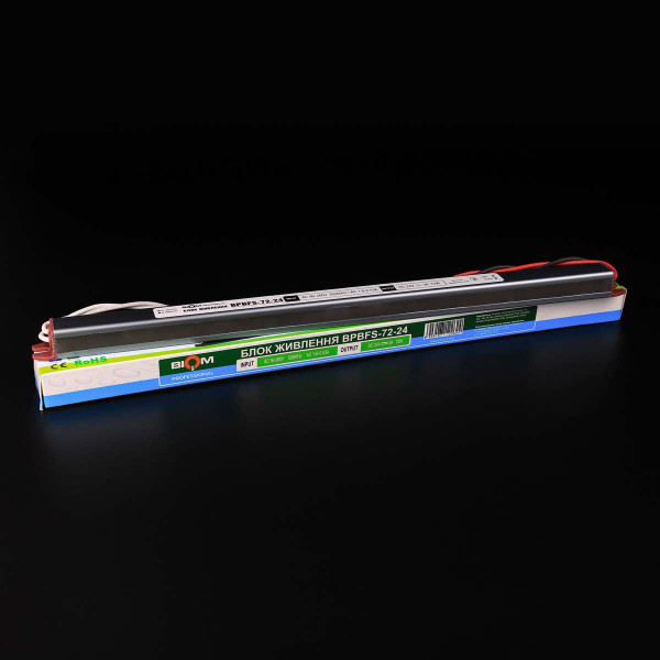 Блок питания BIOM Professional DC24 72W 3А stick герметичный (BPBFS-72-24), 100027333