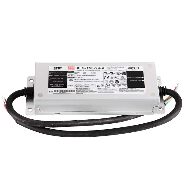 Блок питания Mean Well DC 24V 150W 6,25A IP67 (XLG-150-24A), 100022111
