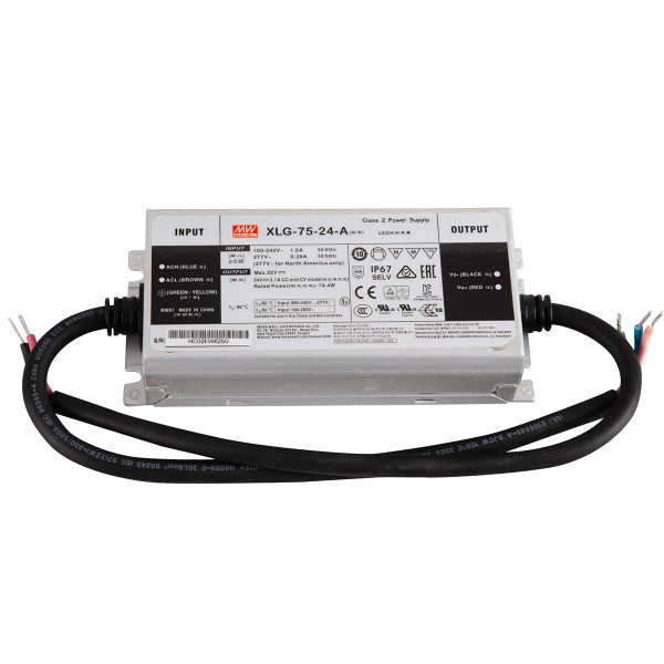 Блок живлення Mean Well DC 24V 74,4W 3,1A IP67 (XLG-75-24) , 100022123
