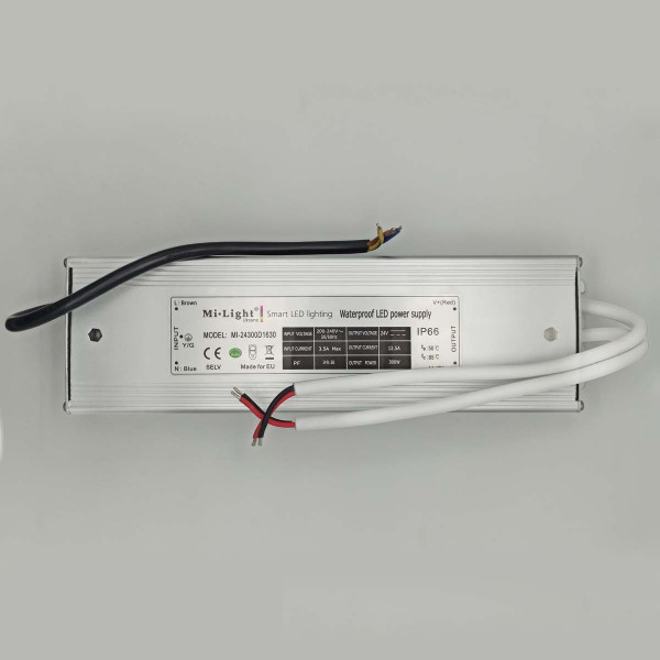 Блок живлення Mi-light для LED стрічки DC24 300W IP66 (MI-24300D1330) , 100024019