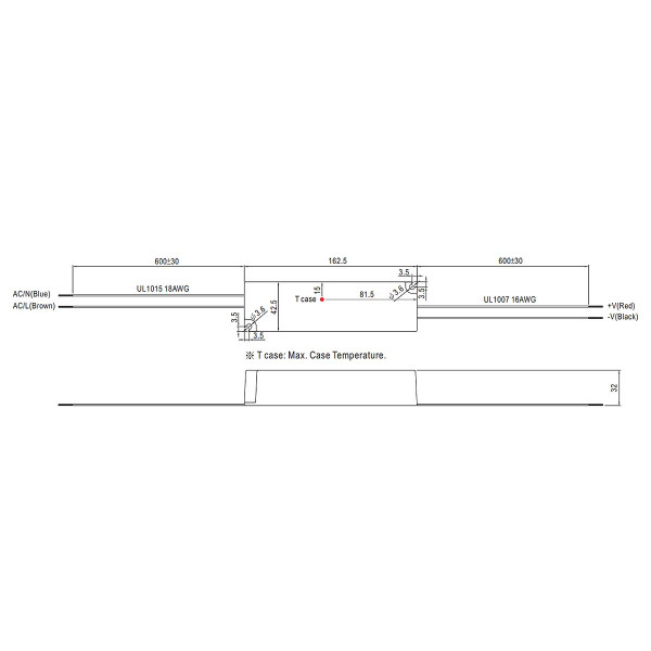 Блок питания Mean Well DC 48V 60W 1,25A IP67 (LPV-60-48), 100022131