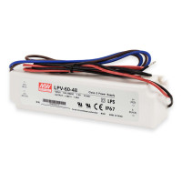 Блок питания Mean Well DC 48V 60W 1,25A IP67 (LPV-60-48)