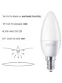 Светодиодная лампа Biom C37 10W 900Lm 4500К 220V E14 матова (BT-708), 100023983