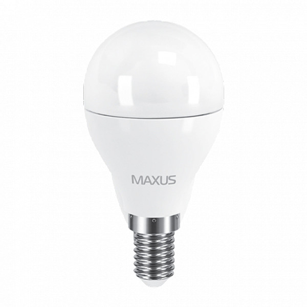 Світлодіодна лампа MAXUS G45 6W 540Lm 3000K 220V E14 Frosted (1-LED-543) , 100001678