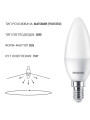 Светодиодная лампа PHILIPS ESS LEDCandle 6W E14 620Lm 840 BA35 NDFRRCA (929002971107), 100022487