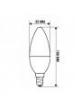 Светодиодная лампа PHILIPS ESS LEDCandle 6W E14 620Lm 840 BA35 NDFRRCA (929002971107), 100022487
