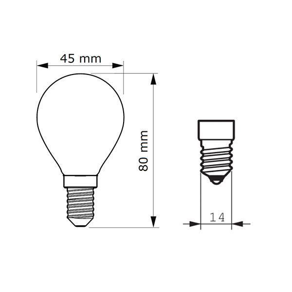 Светодиодная лампа PHILIPS MAS VLE LEDLuste D 3,4-40W E14 927 P45 FRG (929003060202), 100023797