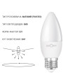 Светодиодная лампа Biom C37 10W 900Lm 4500К 220V E27 матова (BT-706), 100023981