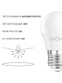 Светодиодная лампа Biom G45 10W 900Lm 4500К 220V E27 матова (BT-702), 100023977
