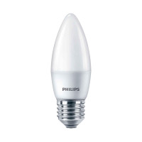 Светодиодная лампа PHILIPS ESSLEDCandle 6.5-75W E27 827 B35NDFR RCA (929001886707)