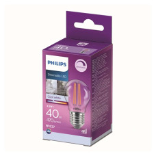 Светодиодная лампа PHILIPS FIL DIM P45 4,5 Вт E27 4000 К 220 В прозрачная (929002430166)